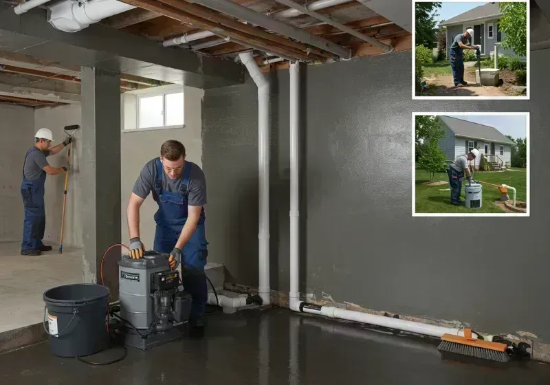 Basement Waterproofing and Flood Prevention process in Williamsville, IL